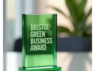 Bristol Green Business Award trophy