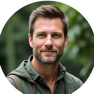 Portrait of Elias Thorne, Jungle Hook Founder and Lead Guide