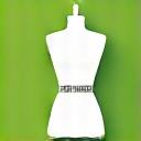 Clothing mannequin with tailoring tape measure, representing custom sizing