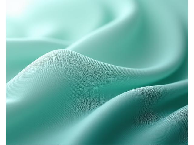 Close-up of fabric made from recycled ocean plastic, with a subtle texture